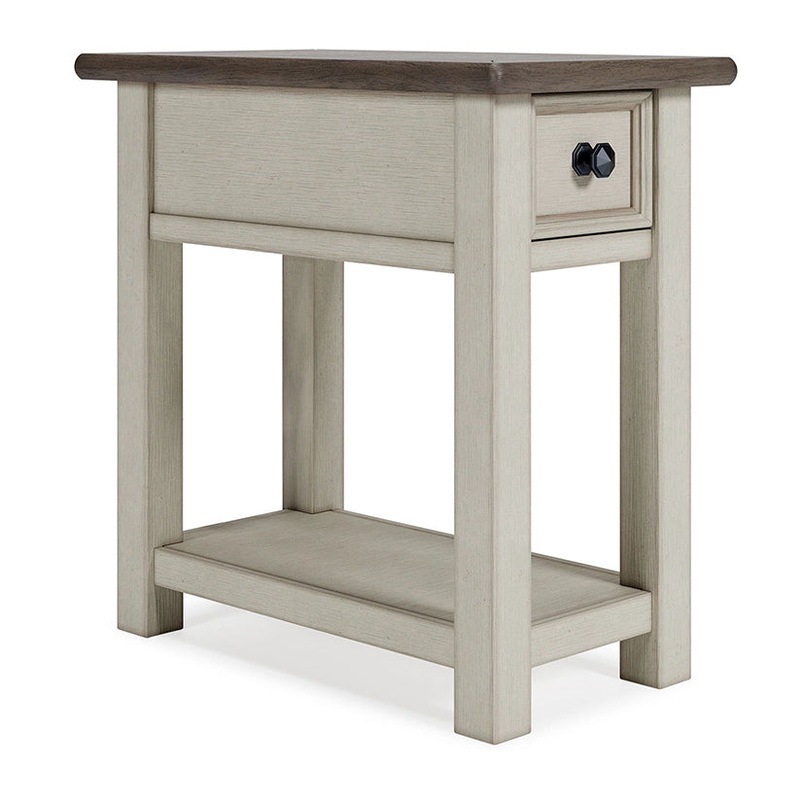 Bolanburg – White / Brown / Beige – Chair Side End Table