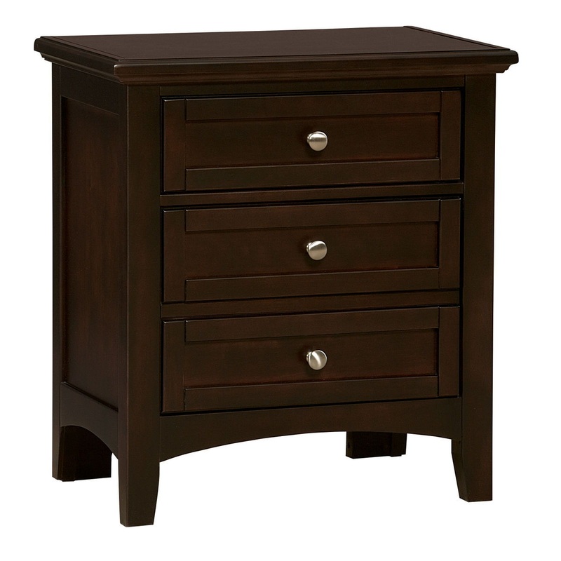 Bonanza – 2-Drawer Nightstand – Merlot