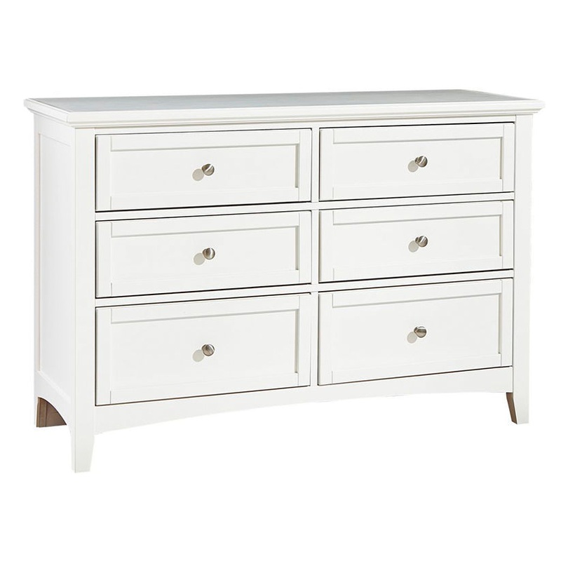Bonanza – 6-Drawer Studio Dresser – White