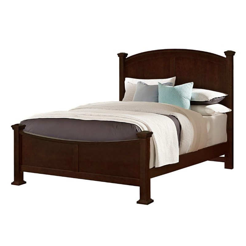Bonanza – King Poster Bed – Merlot