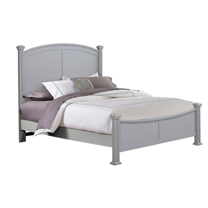 Bonanza – Queen Poster Bed – Gray