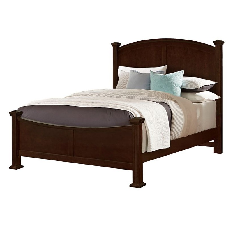 Bonanza – Queen Poster Bed – Merlot