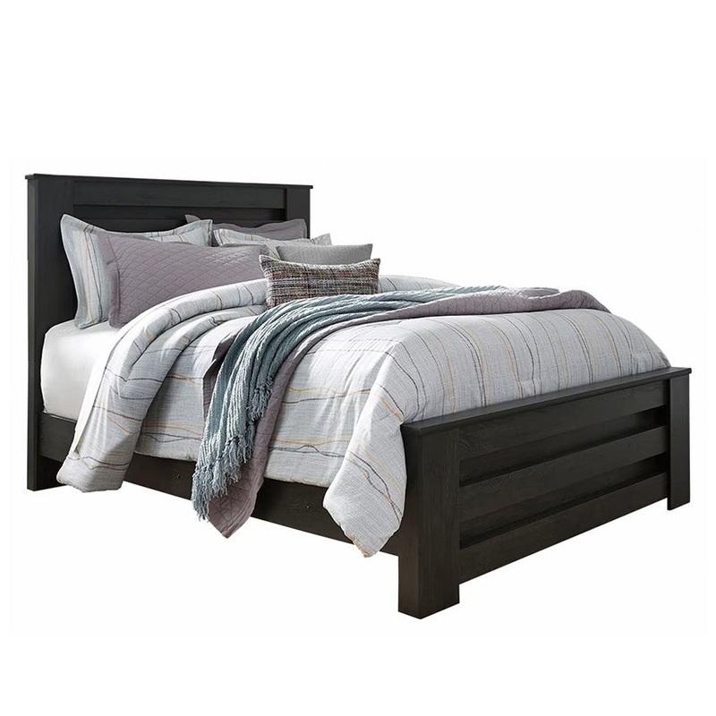 Brinxton – Charcoal – Queen Panel Bed