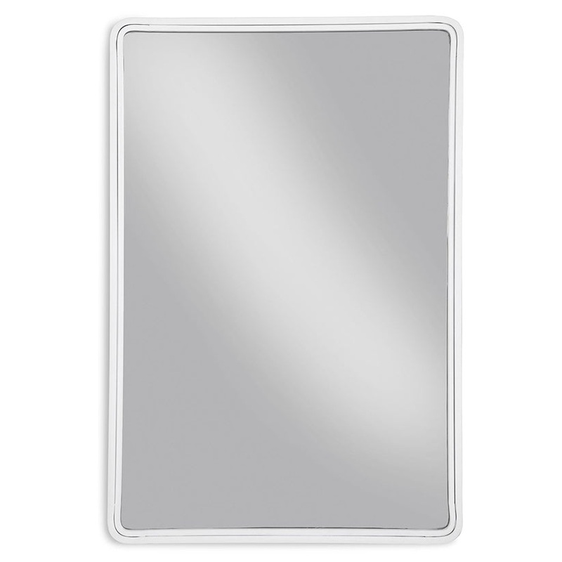 Brocky – White – Accent Mirror – Rectangle