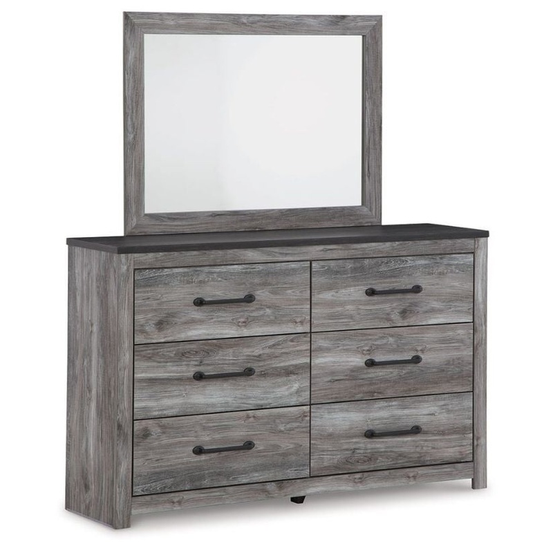 Bronyan – Dark Gray – Dresser And Mirror