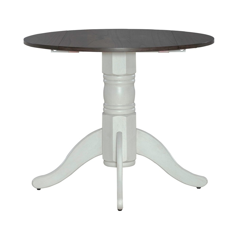 Brook Bay – Drop Leaf Table Set – White