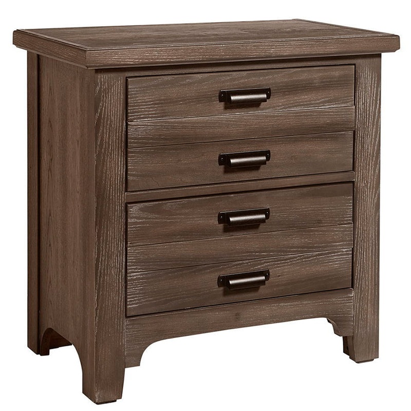 Bungalow – 2-Drawer Nightstand – Folkstone