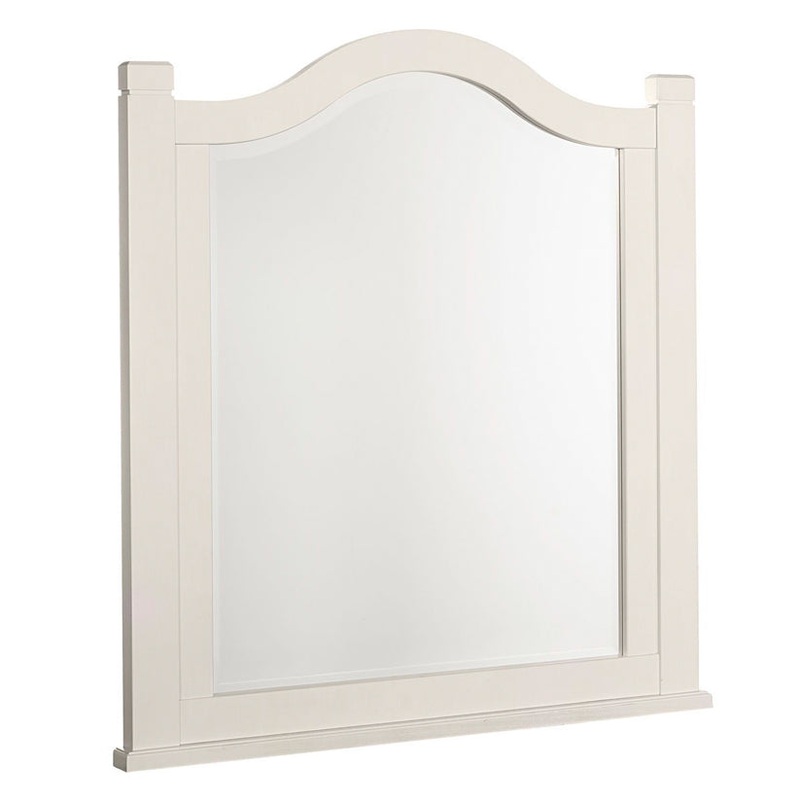 Bungalow – Arched Mirror – Lattice (Soft White)