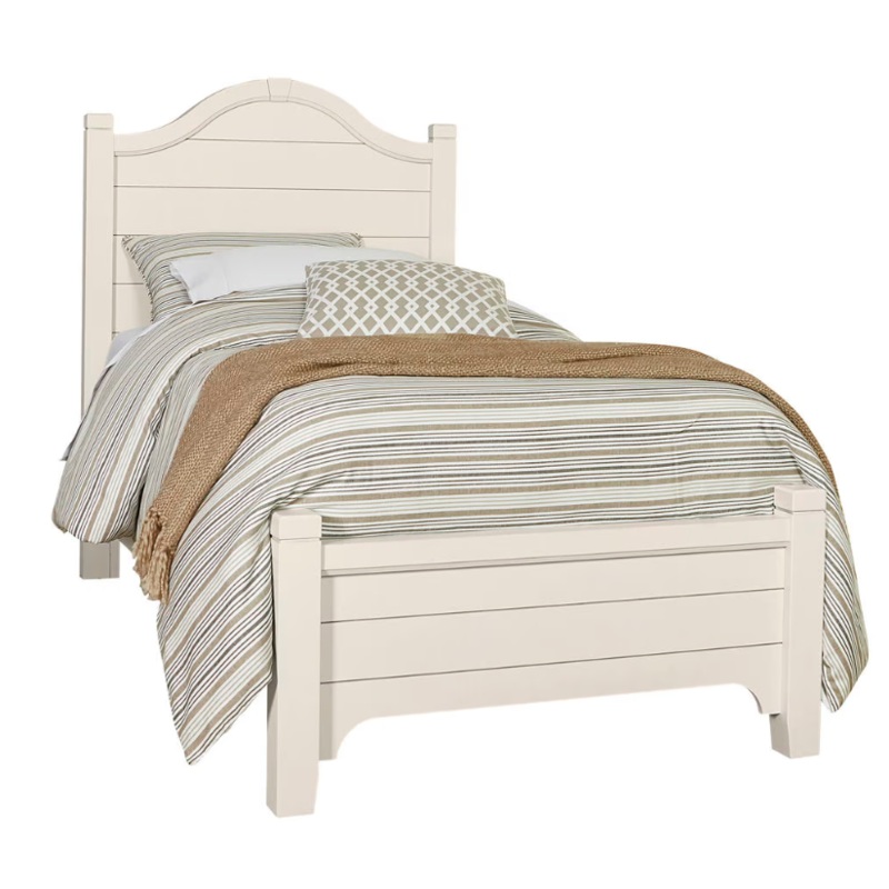 Bungalow – Full Arched Bed – Lattice (Soft White)