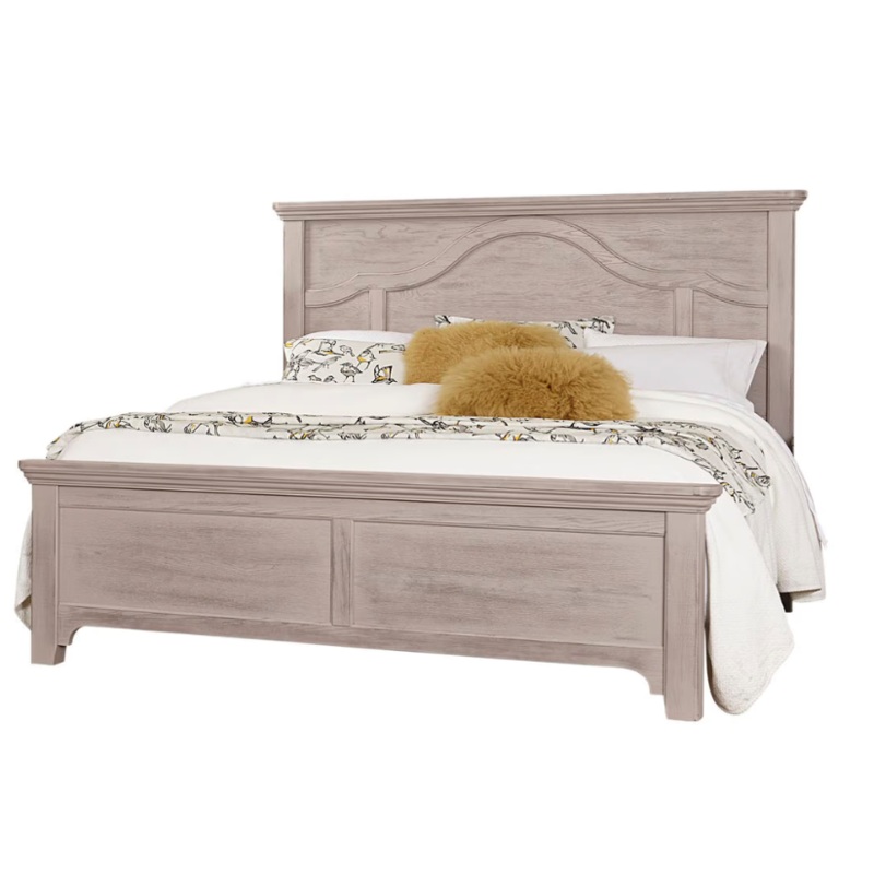 Bungalow – King Mantel Bed – Dover Grey Two Tone