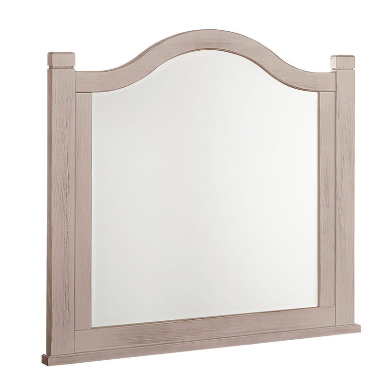 Bungalow – Master Arched Mirror – Dover Grey Two Tone