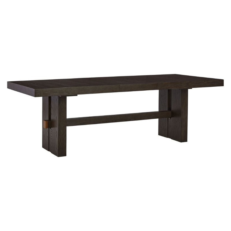 Burkhaus – Dark Brown – Rect Dining Room Ext Table