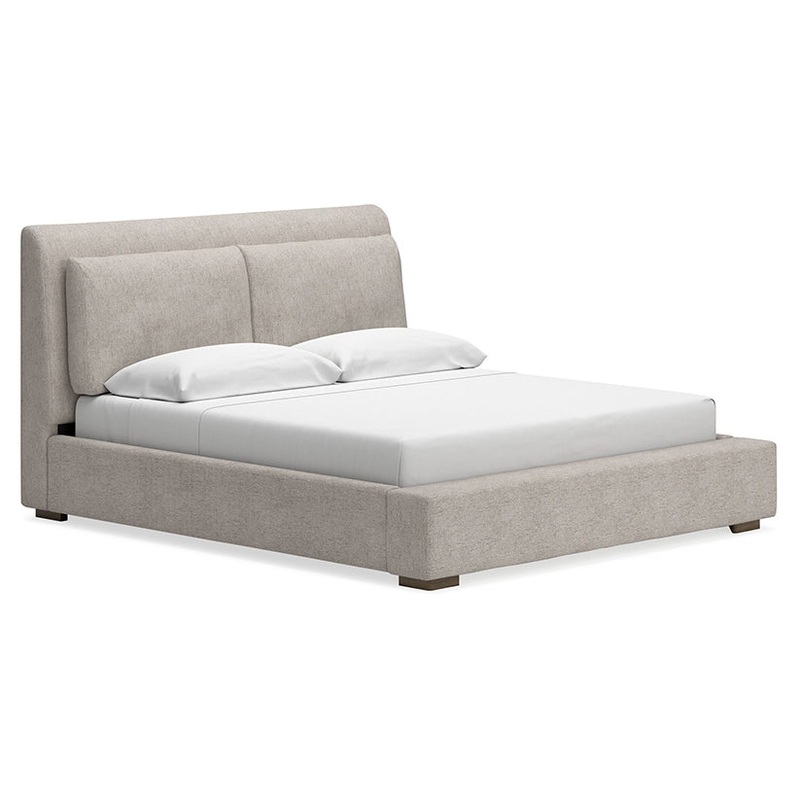 Cabalynn – Light Brown – California King Upholstered Bed