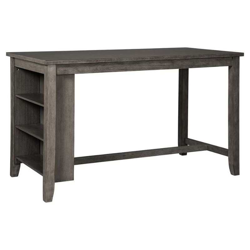 Caitbrook – Gray – Rect Dining Room Counter Table