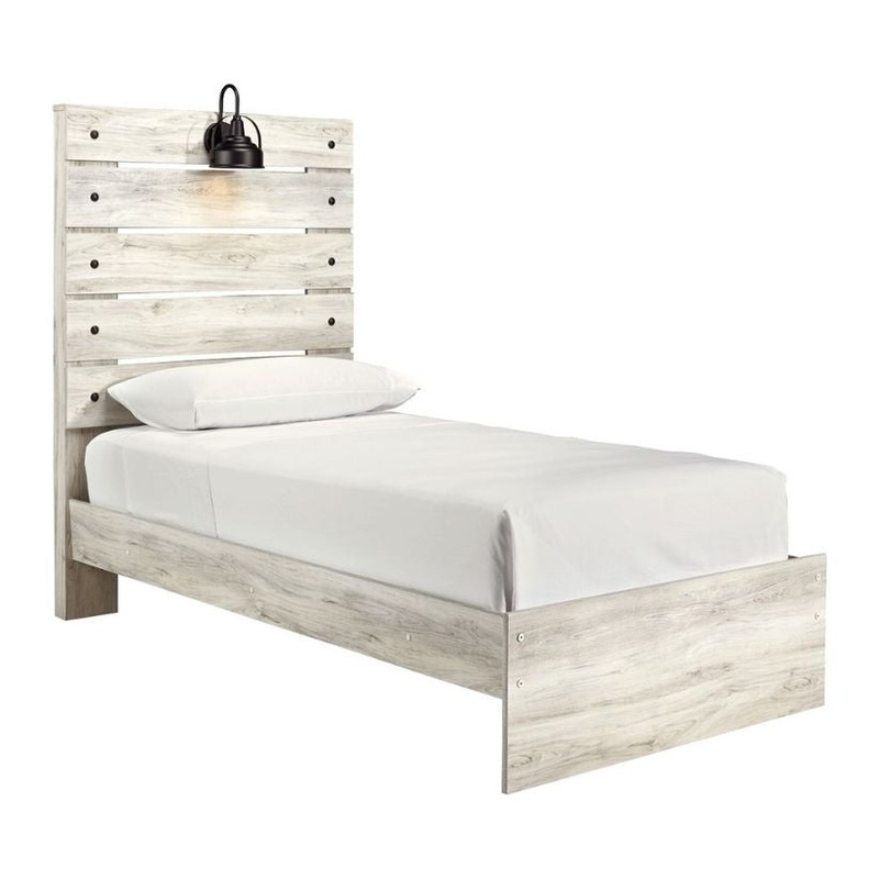 Cambeck – Whitewash – Twin Panel Bed