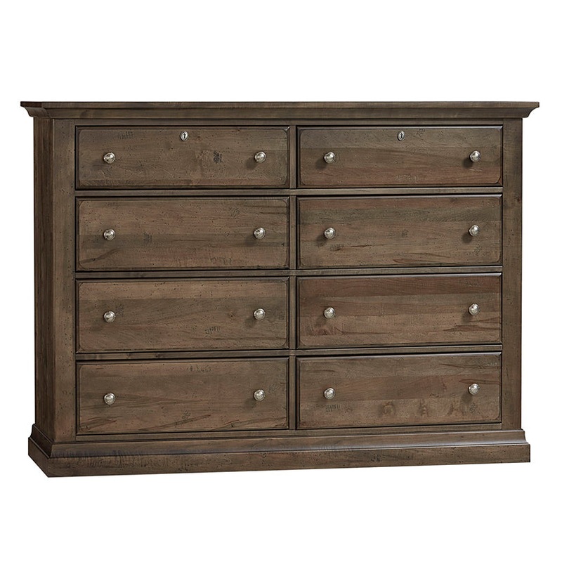 Carlisle – 8-Drawers Dresser – Dark Sable