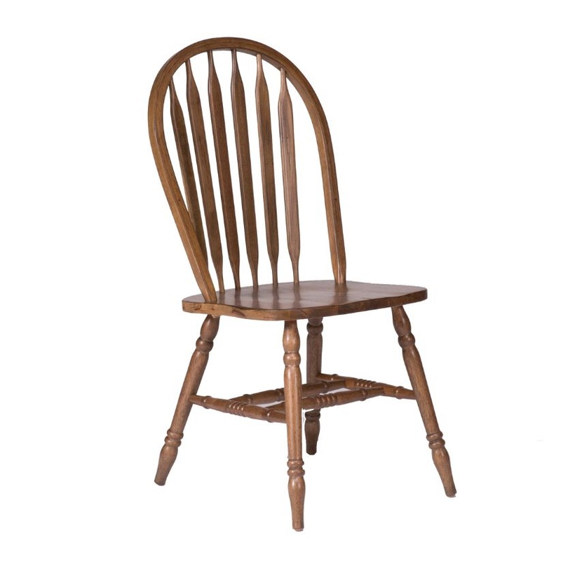 Carolina Crossing – Windsor Side Chair – Dark Brown