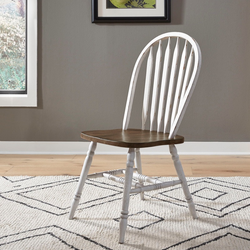 Carolina Crossing – Windsor Side Chair – White