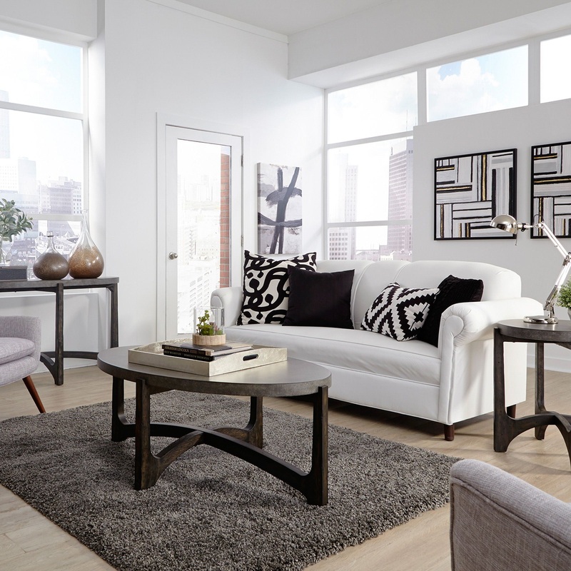 Cascade – 3 Piece Set (1-Cocktail 2-End Tables) – Dark Brown