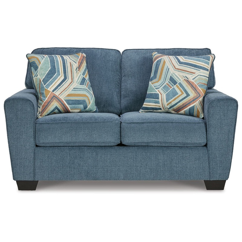 Cashton – Blue – Loveseat