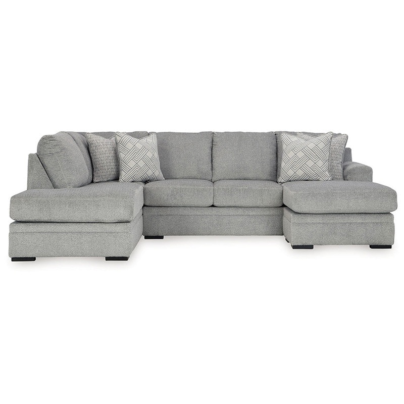 Casselbury – Cement – 2-Piece Sectional With Laf Corner Chaise