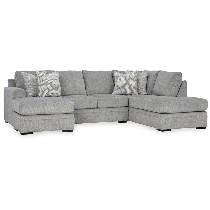Casselbury – Cement – 2-Piece Sectional With Raf Corner Chaise