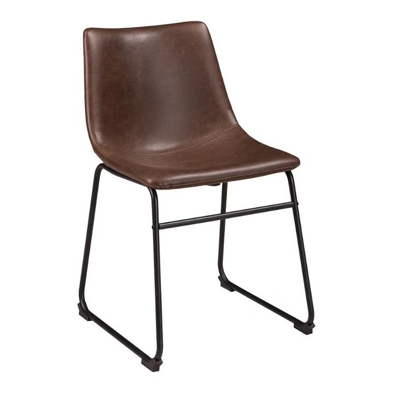 Centiar – Brown / Black – Dining Uph Side Chair (Set of 2)