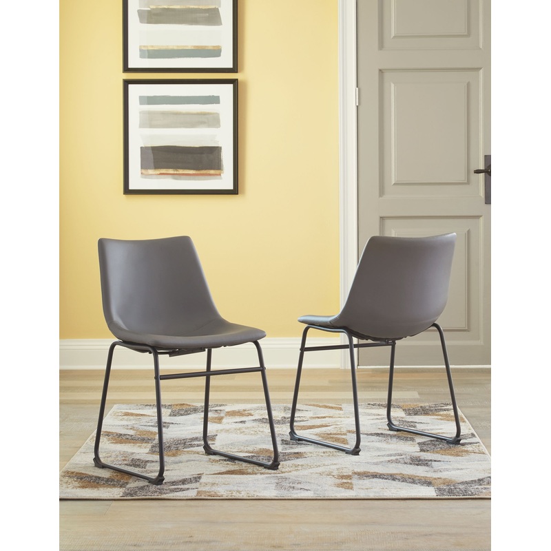 Centiar – Gray – Dining Uph Side Chair (Set of 2)