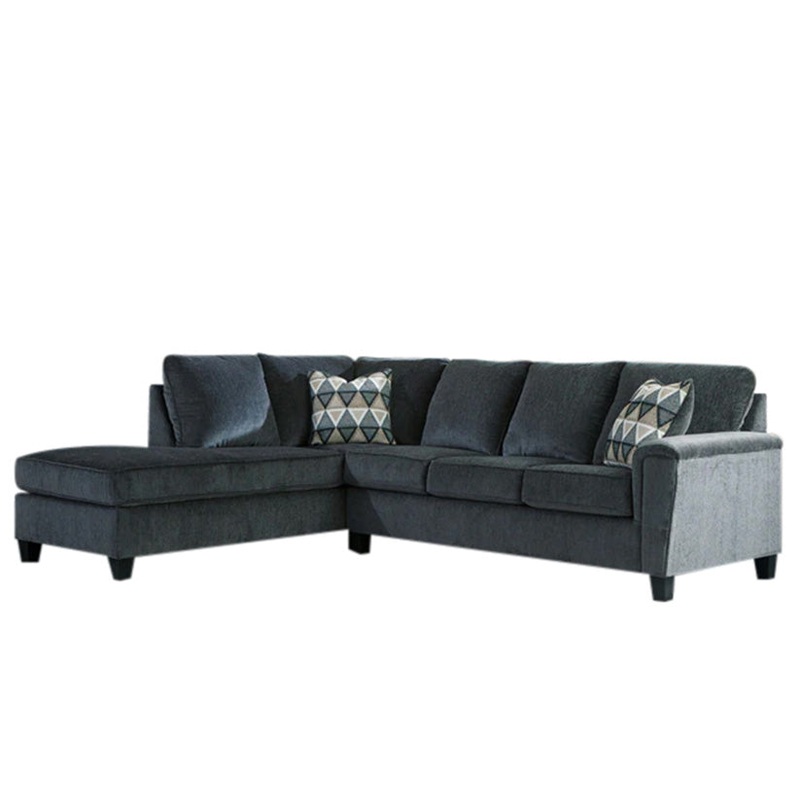 Abinger – Smoke – Left Arm Facing Chaise 2 Pc Sectional