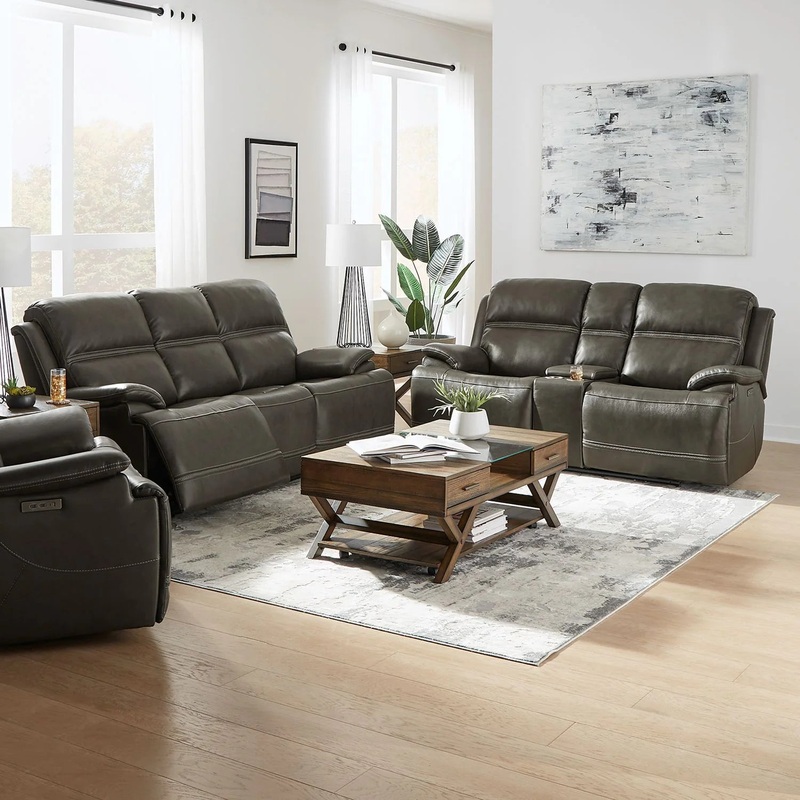 Bentley – Sofa & Loveseat – Graphite Gray
