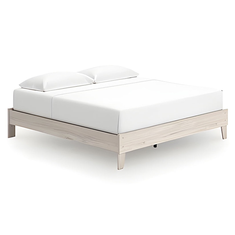 Socalle – Light Natural – King Platform Bed