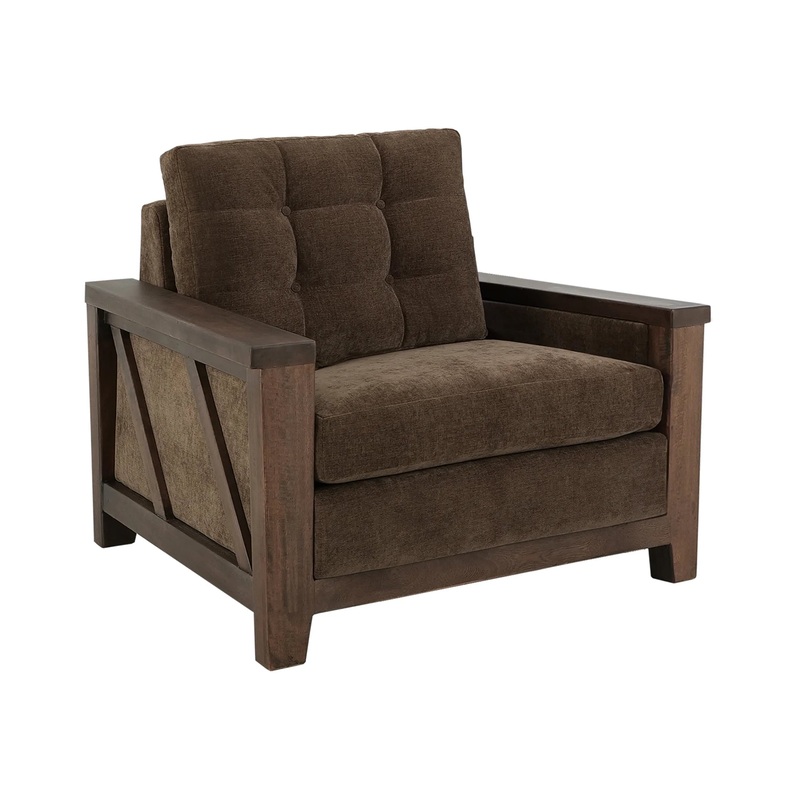 Walnut – Armchair – Deep Forest Brown