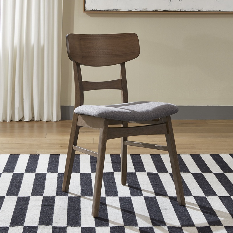 Space Savers – Panel Back Side Chair – Grey