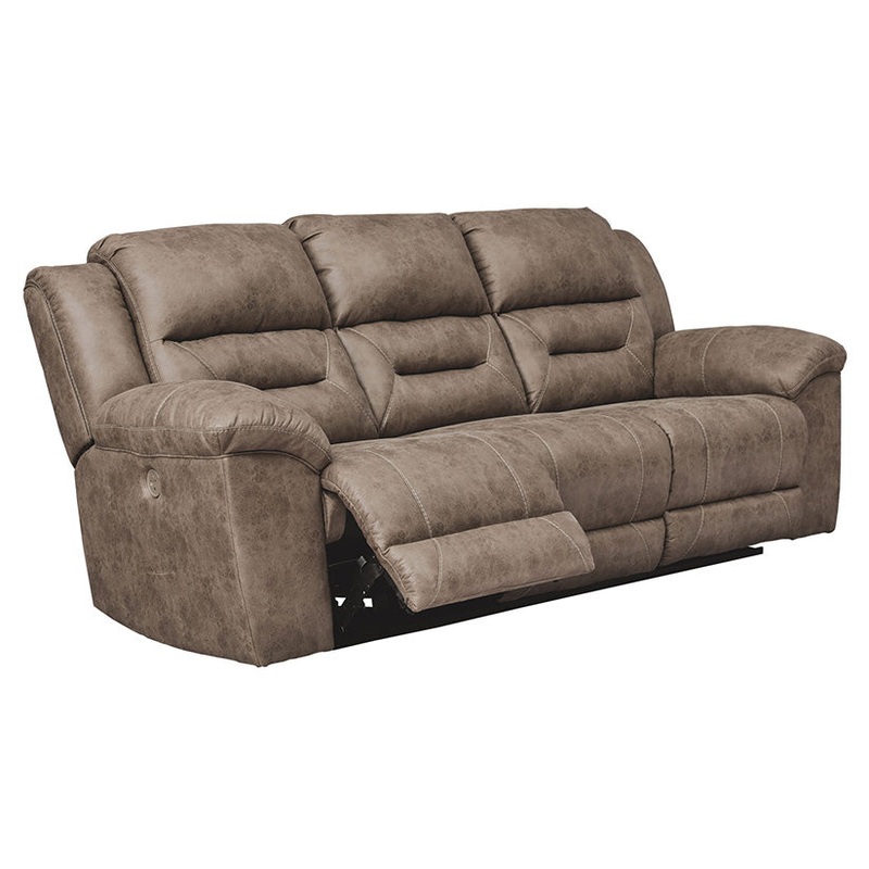 Stoneland – Light Brown – Reclining Power Sofa