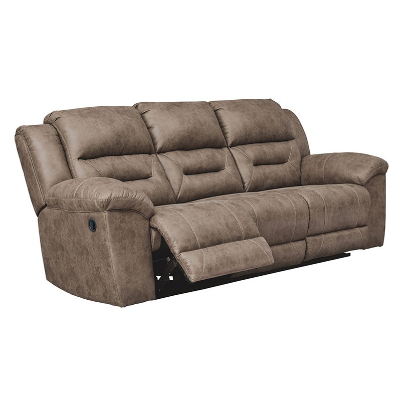 Stoneland – Light Brown – Reclining Sofa