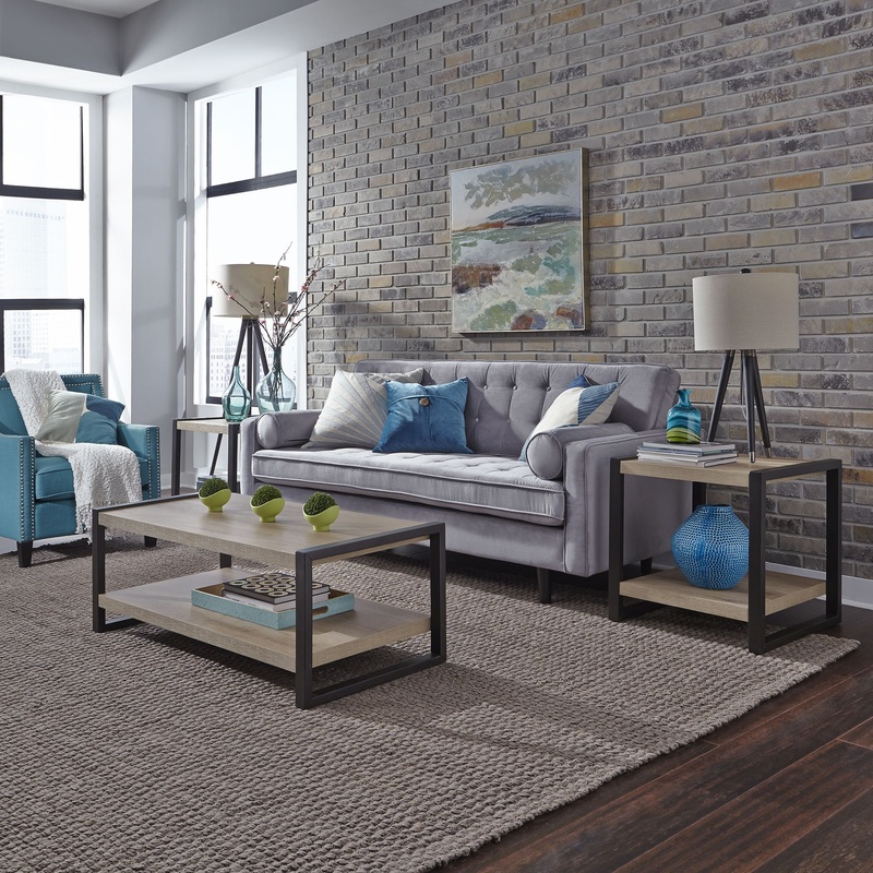 Sun Valley – 3 Pack With Faux Metal – Light Brown