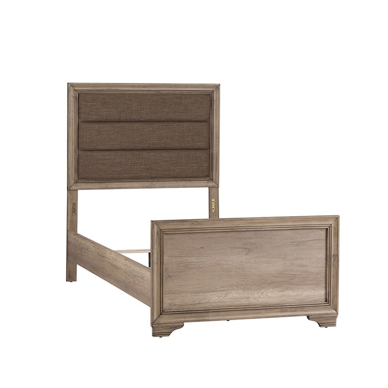 Sun Valley – Full Upholstered Bed – Light Brown