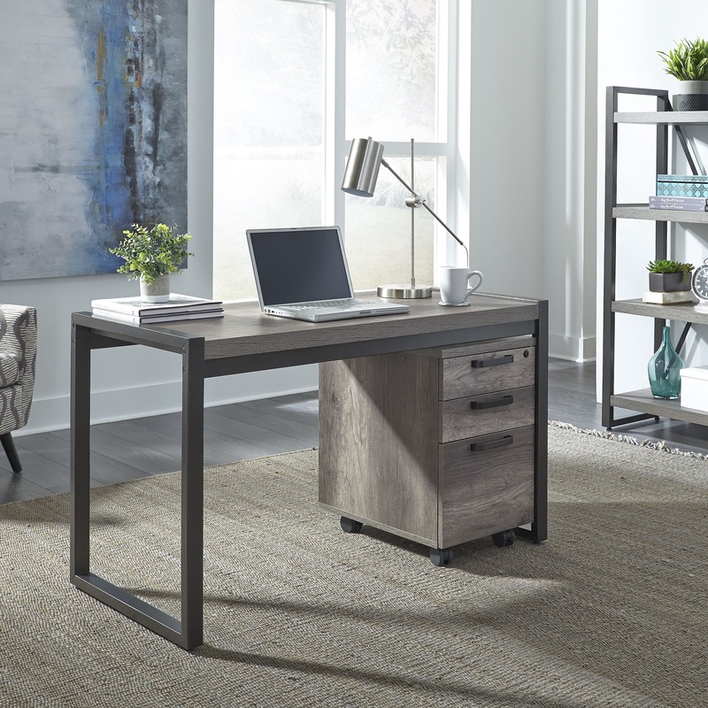 Tanners Creek – 2 Piece Desk Set – Dark Gray