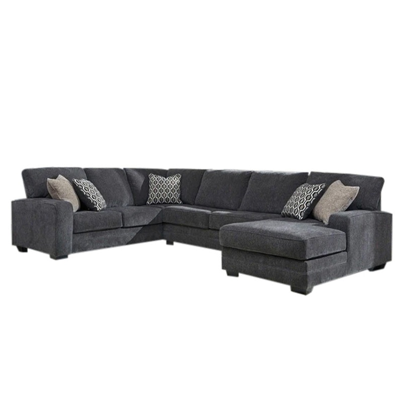 Tracling – Slate – Right Arm Facing Corner Chaise 3 Pc Sectional