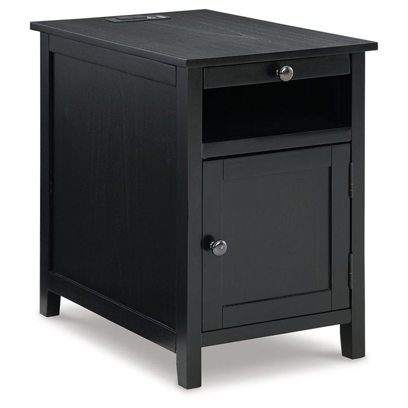 Treytown – Black – Chair Side End Table