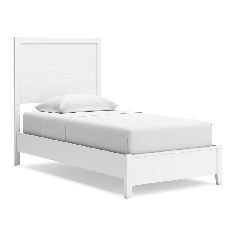 Binterglen – White – Twin Panel Bed