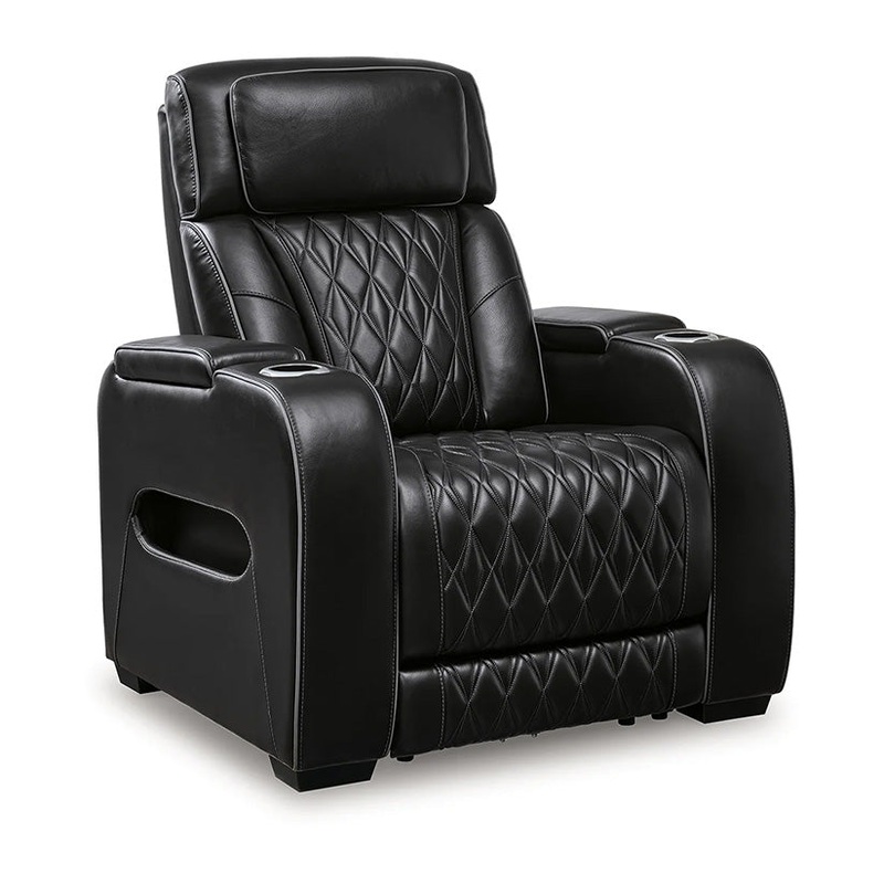 Boyington – Black – Power Recliner/ Adj Headrest