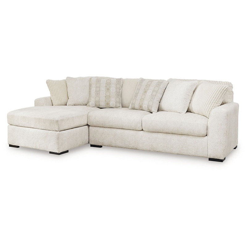 Chessington – Ivory – 2-Piece Sectional With Laf Corner Chaise