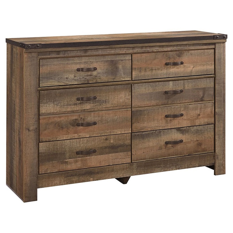 Trinell – Brown Dark – Six Drawer Dresser