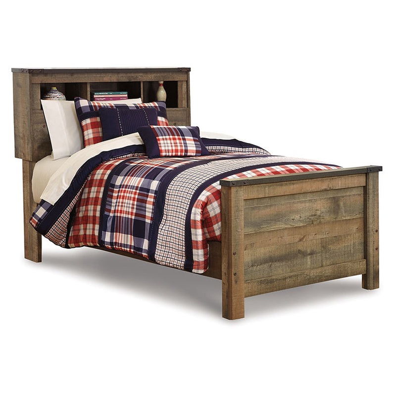 Trinell – Brown – Twin Bookcase Bed