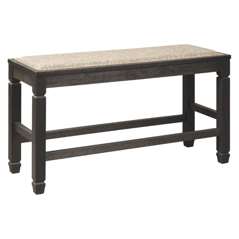 Tyler – Antique Black – Dbl Counter Uph Bench