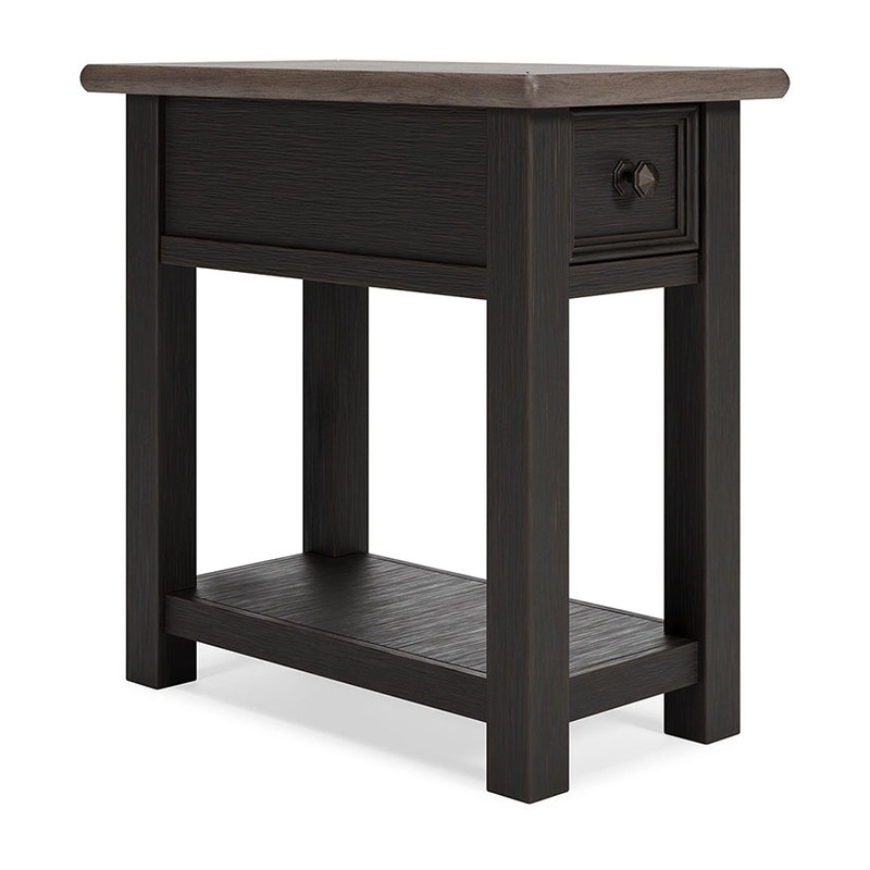 Tyler – Black / Gray – Chair Side End Table