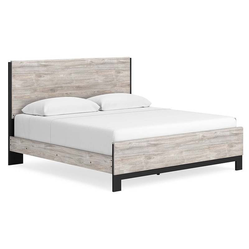 Vessalli – Gray – King Panel Bed