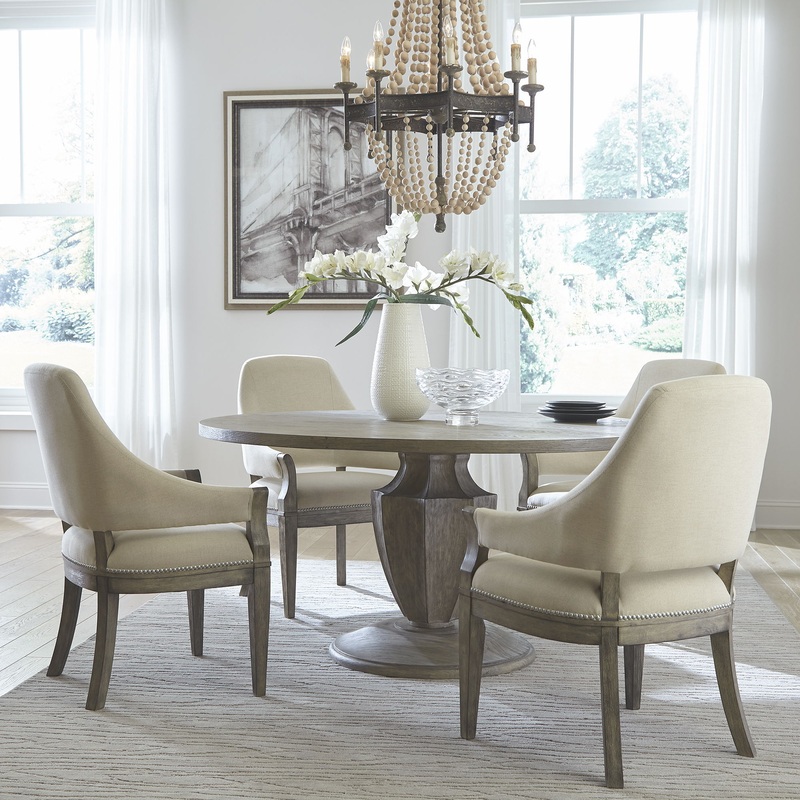 Westfield – Optional 5 Piece Pedestal Table Set