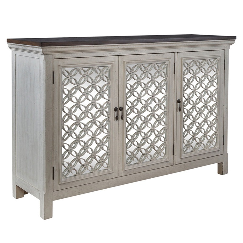 Westridge – 3 Door Accent Cabinet – Antique White